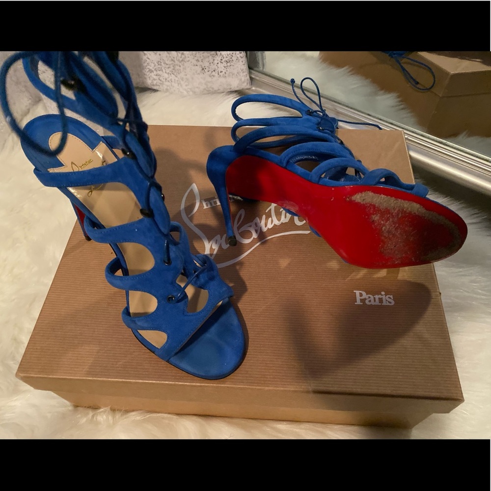 Amazoulo Blue Christian Louboutin